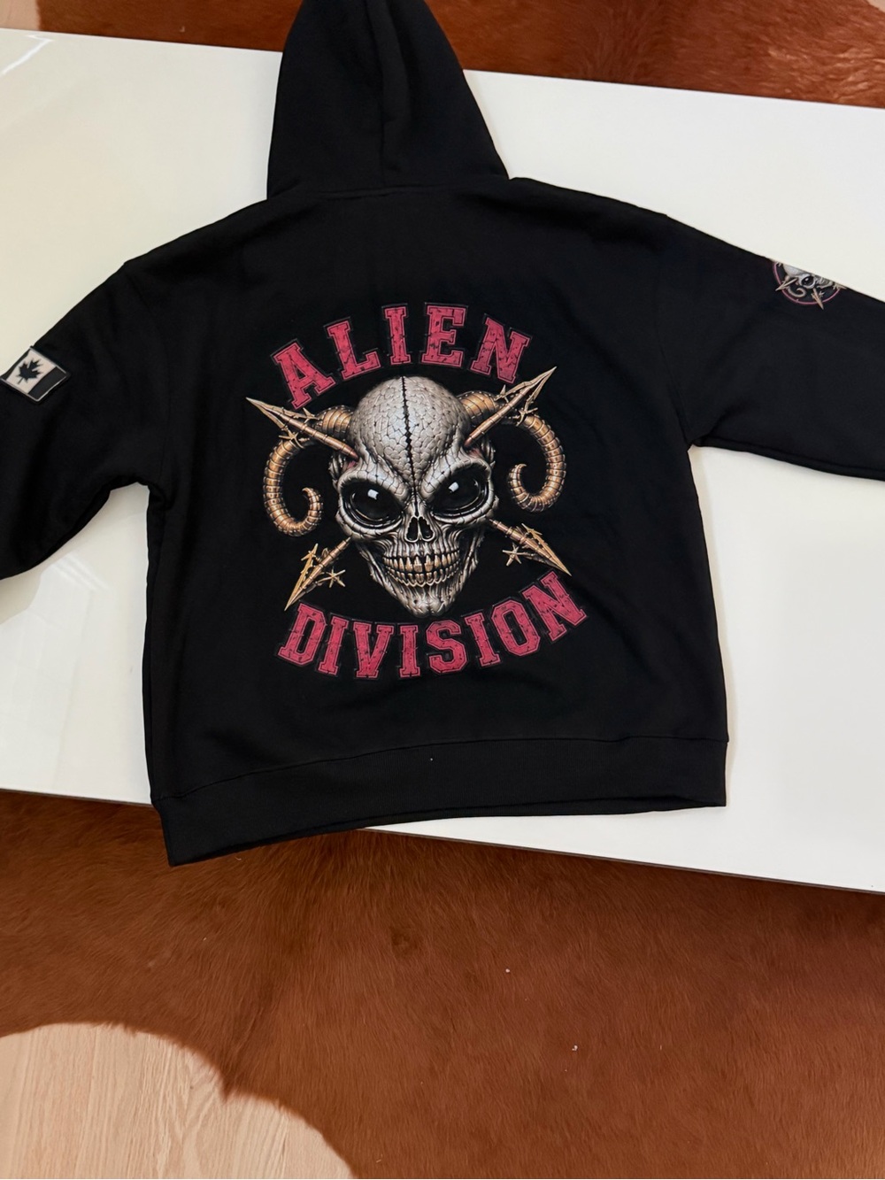 Men’s Black Stringless Hoodie XXL